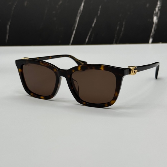 NEW GG1596SK 003 GUCCI HAVANA BROWN UNISEX GUCCI SUNGLASSES - Picture 3 of 13